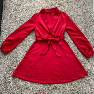 Shein small red dress